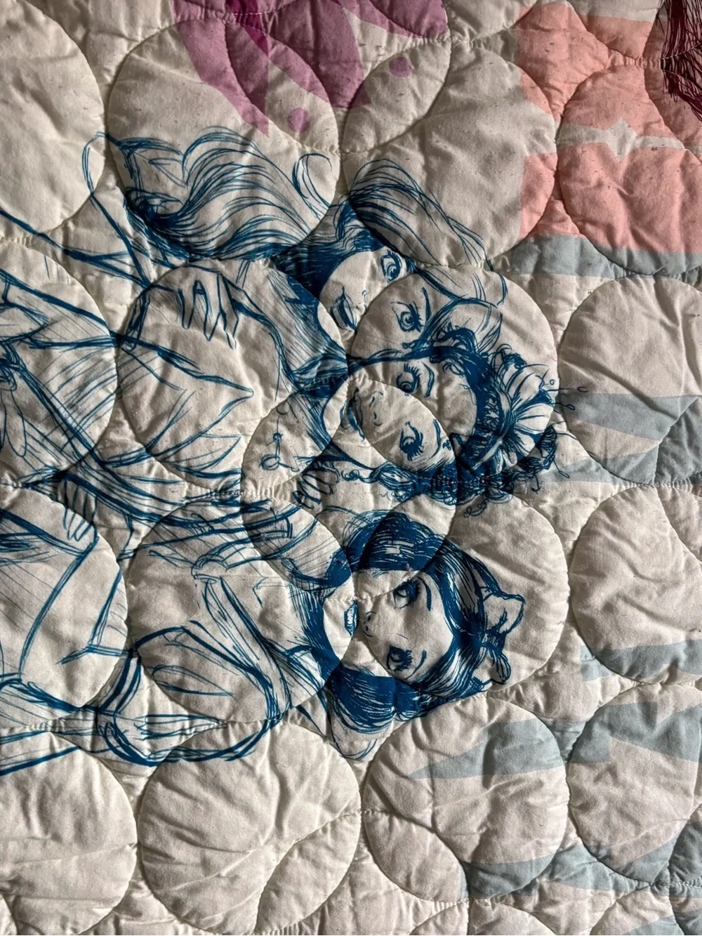 Disney quilted throw